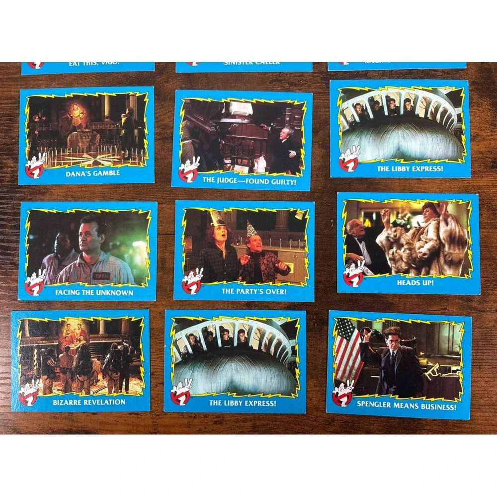 1989 Topps Ghostbusters II Trading Card Lot 21 Vintage Movie Scene Cards Slimer - Picture 4 of 6